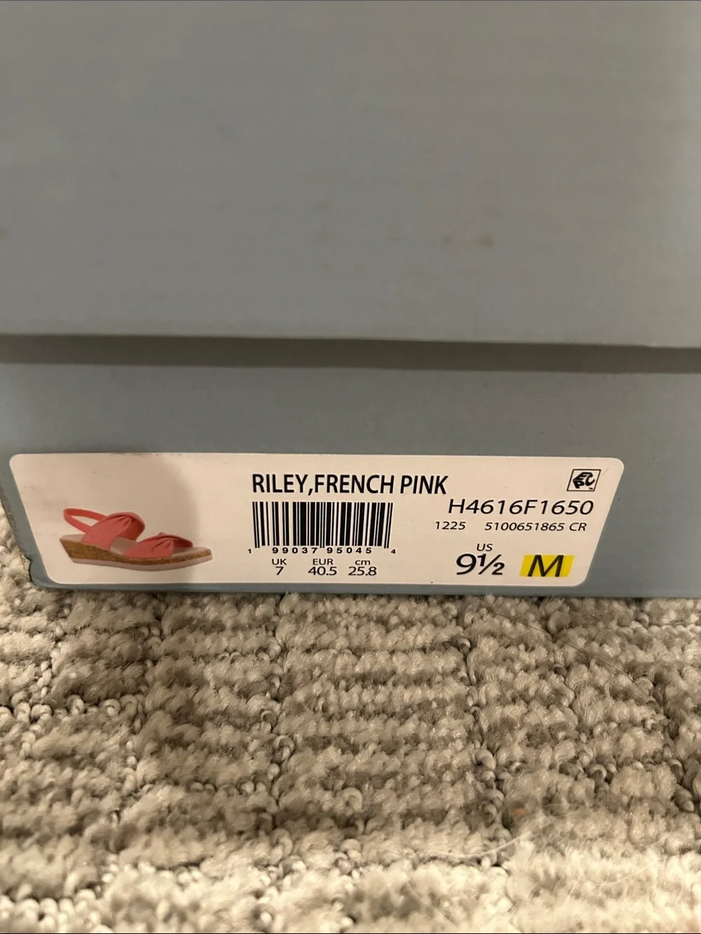 LifeStride Women's Riley Washable Slingback Wedge Sandals French Pink 9.5